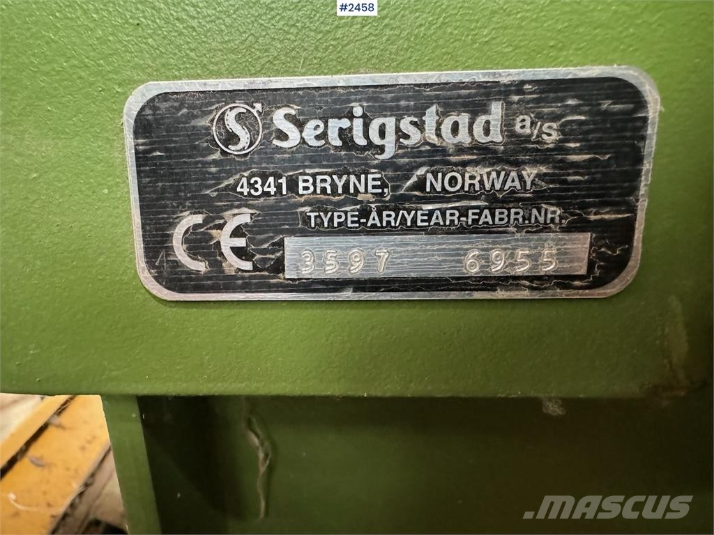  Serigstad 1340 Otros equipos para cosecha