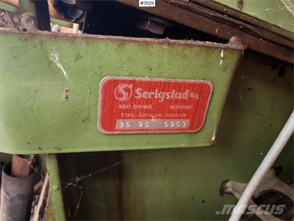 Serigstad FS 134 m/ rammer. Інше збиральне обладнання