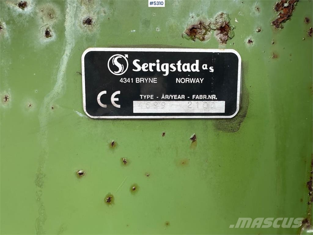 Serigstad RBK 1202 Rundballekutter Muut sadonkorjuukoneet