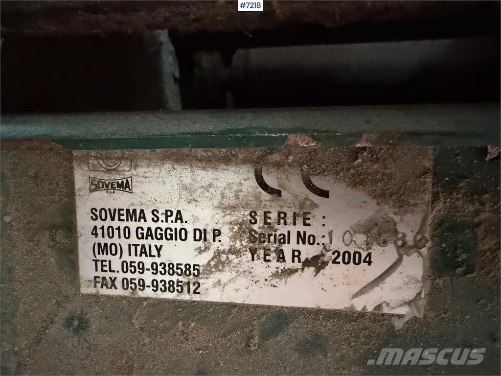 Sovema VFI-2 220 Beitepusser Otros componentes