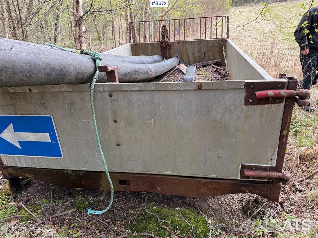 Traktorhenger For frakt av Gravemaskin Incarcator agabaritic