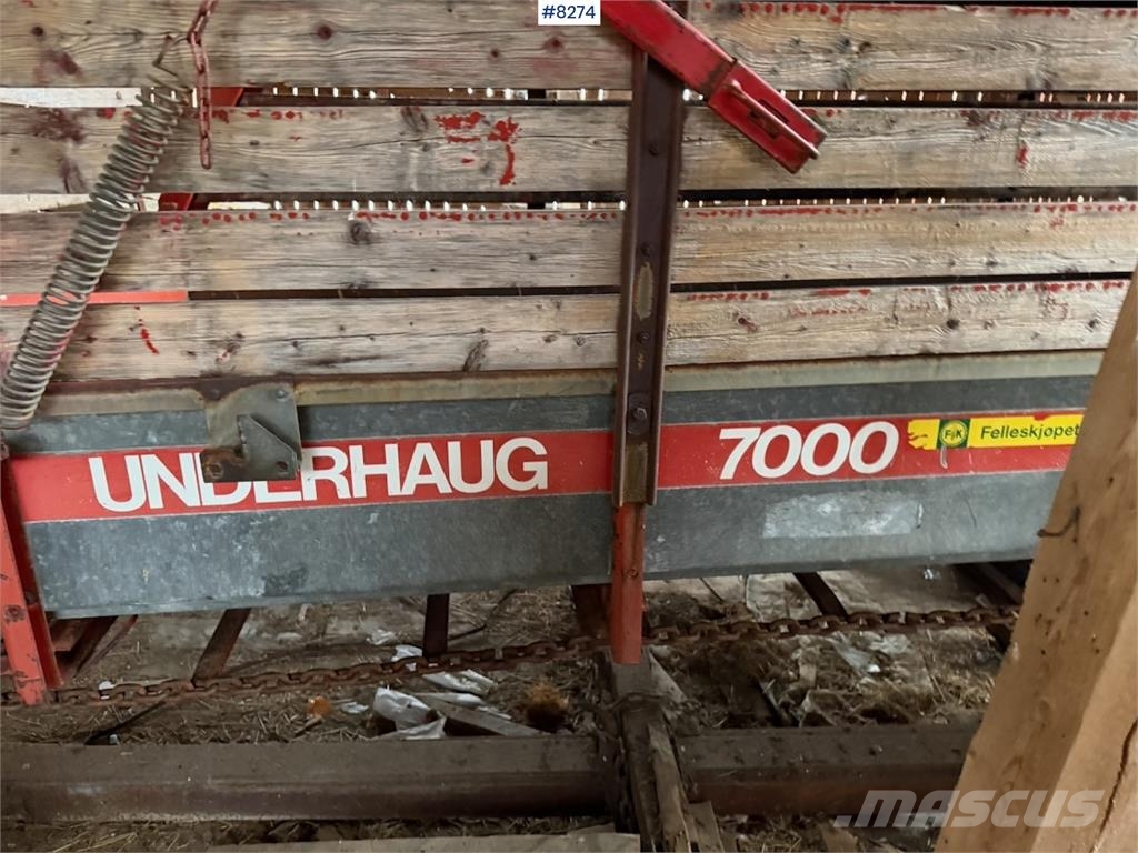 Underhaug 7000 Další vyorávače, příslušenství
