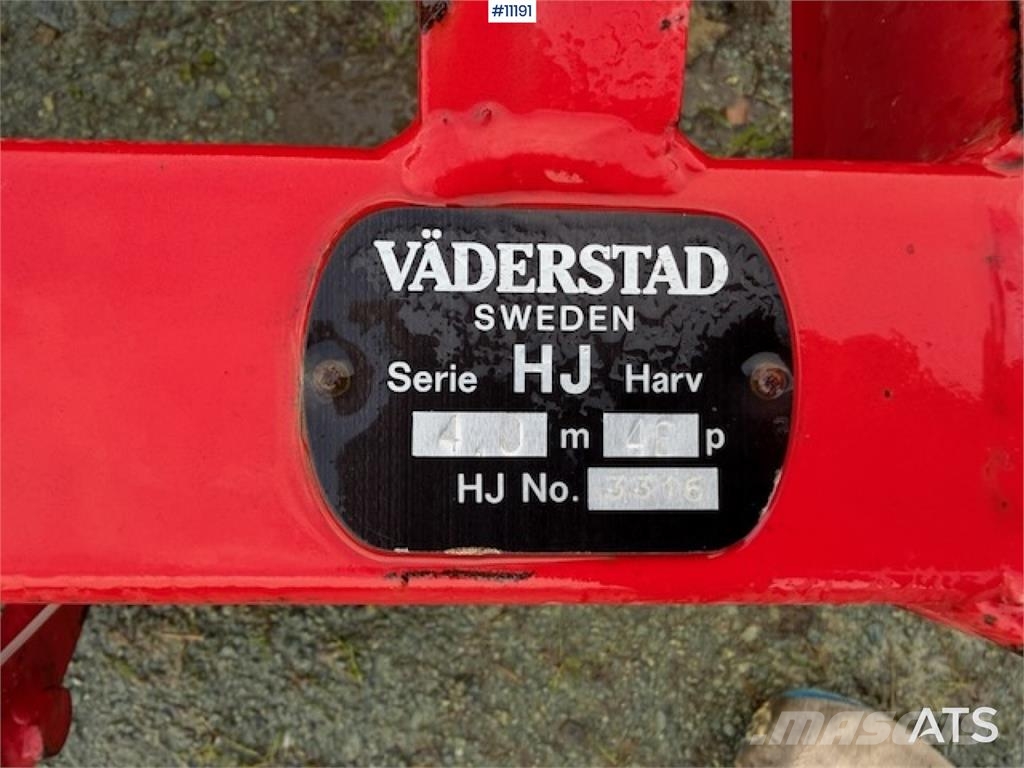 Väderstad HJ 46 Harv Diger toprak isleme makina ve aksesuarlari
