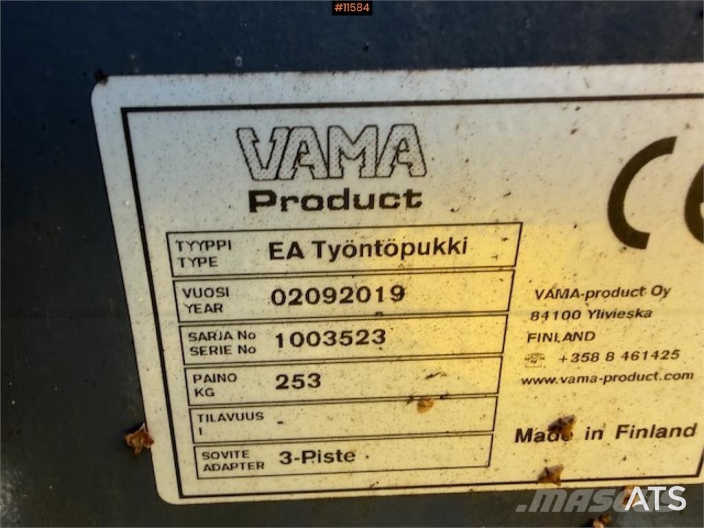 Vama Tredelt plog حراثات ونصول الجليد