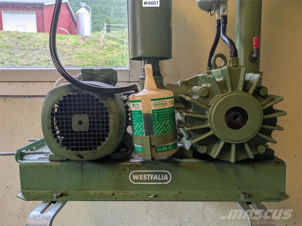 Westfalia Melkeanlegg Milking equipment