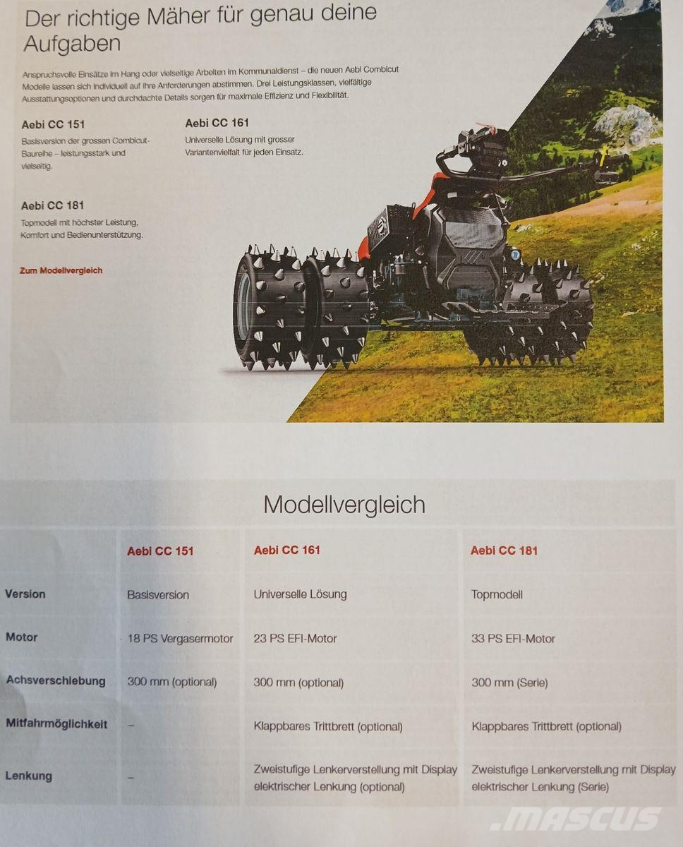 Aebi CC 161 Ostale poljoprivredne mašine