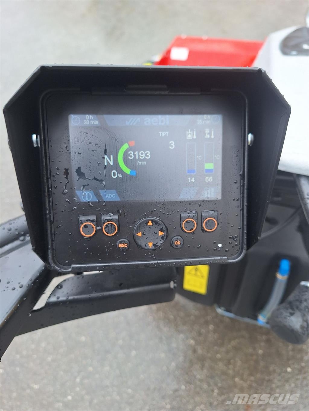 Aebi Sonderaktion CC 160 mit 140 Müthing Mulcher Riding mowers