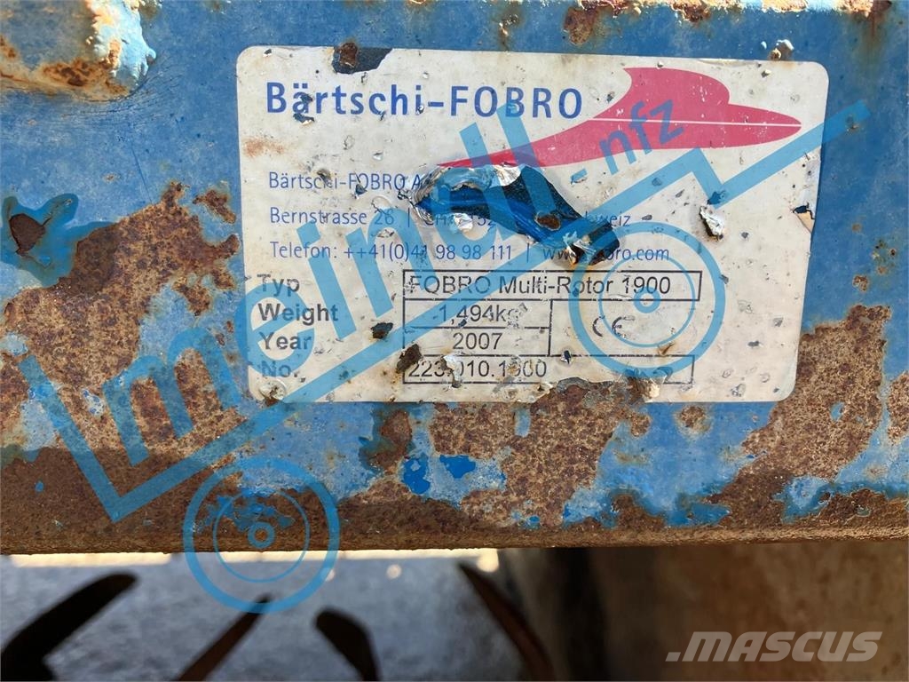 Bärtschi-Fobro Multi Rotor Landbrug - Andet