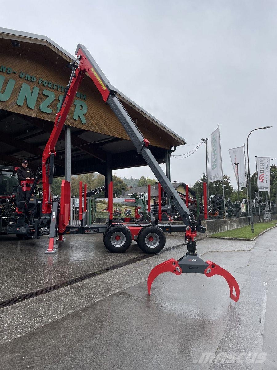 Beha V1200+9470 Remorque forestière avec grue