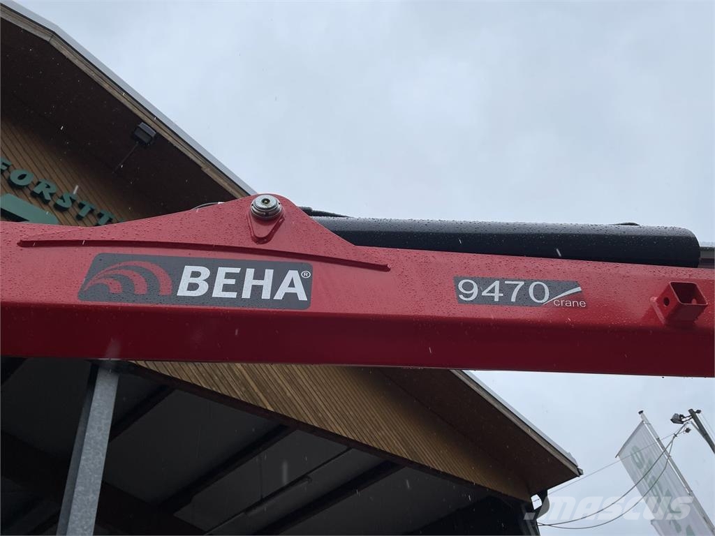 Beha V1200+9470 Remorque forestière avec grue