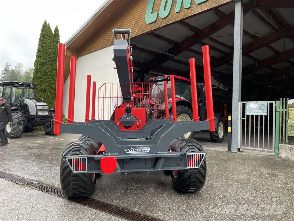 Beha V1200+9470 Remorque forestière avec grue