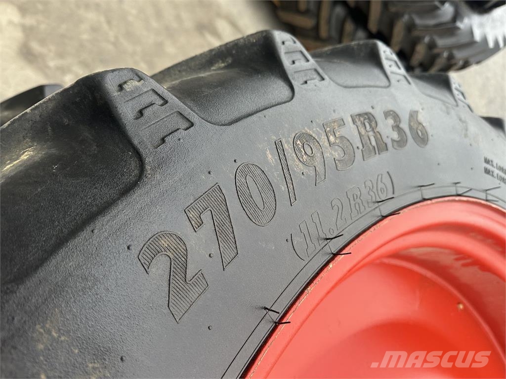 BKT 270/95R36 u. 320/90R50 Tekerlekler