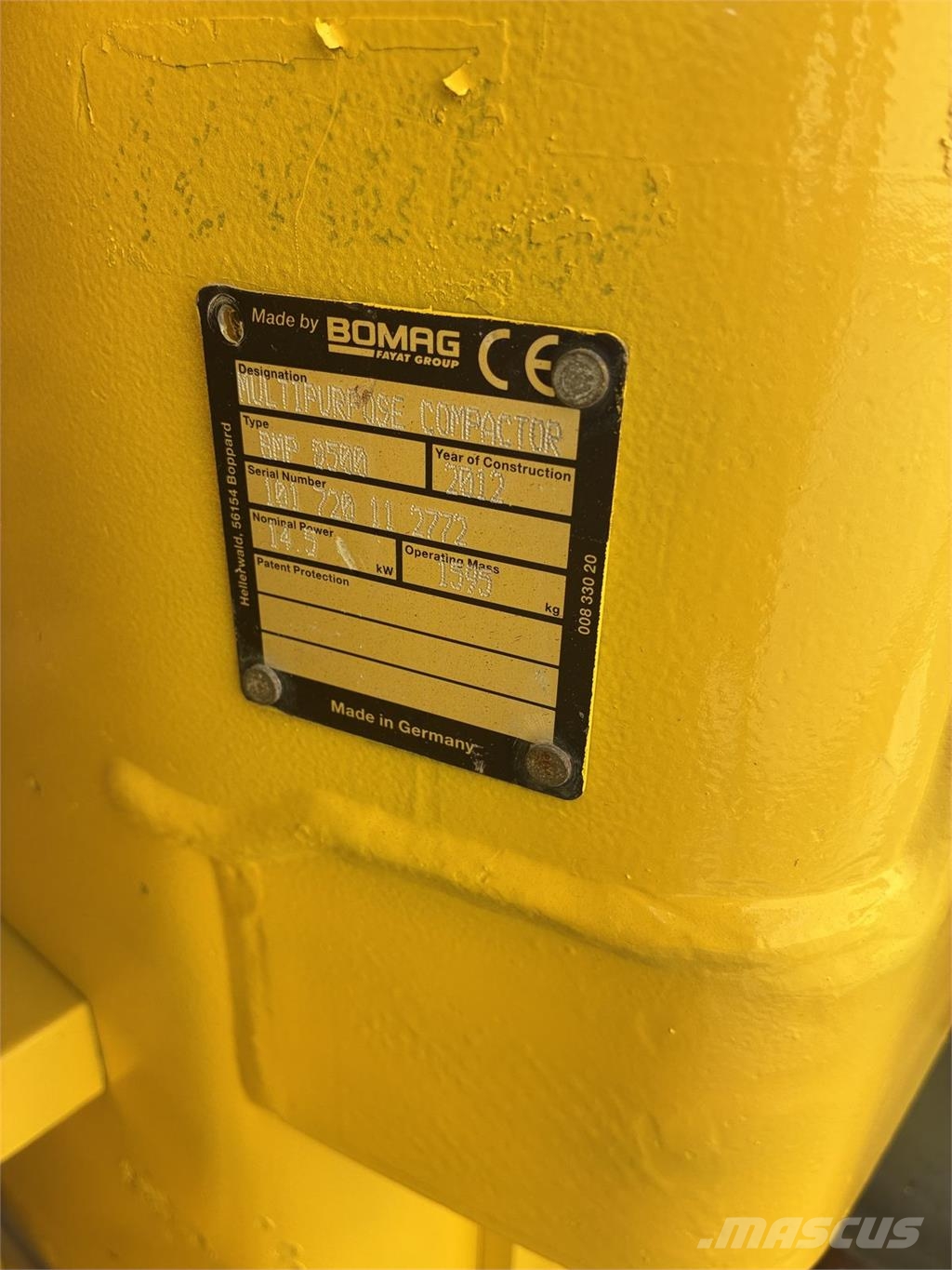 Bomag Grabenwalze BMP8500 Kiti volai