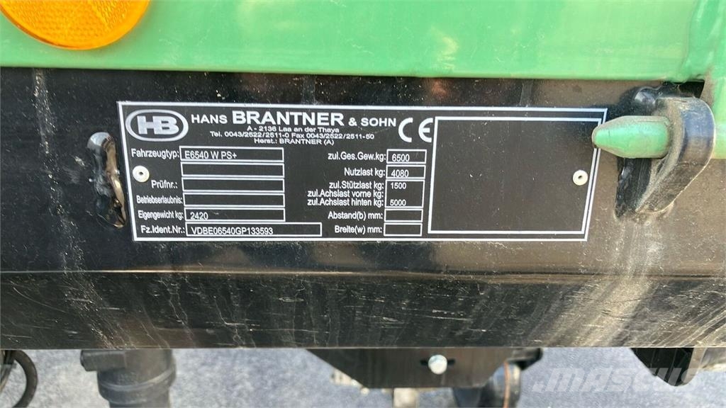 Brantner E 6540 W PS+ معدات توزيع السماد العضوي