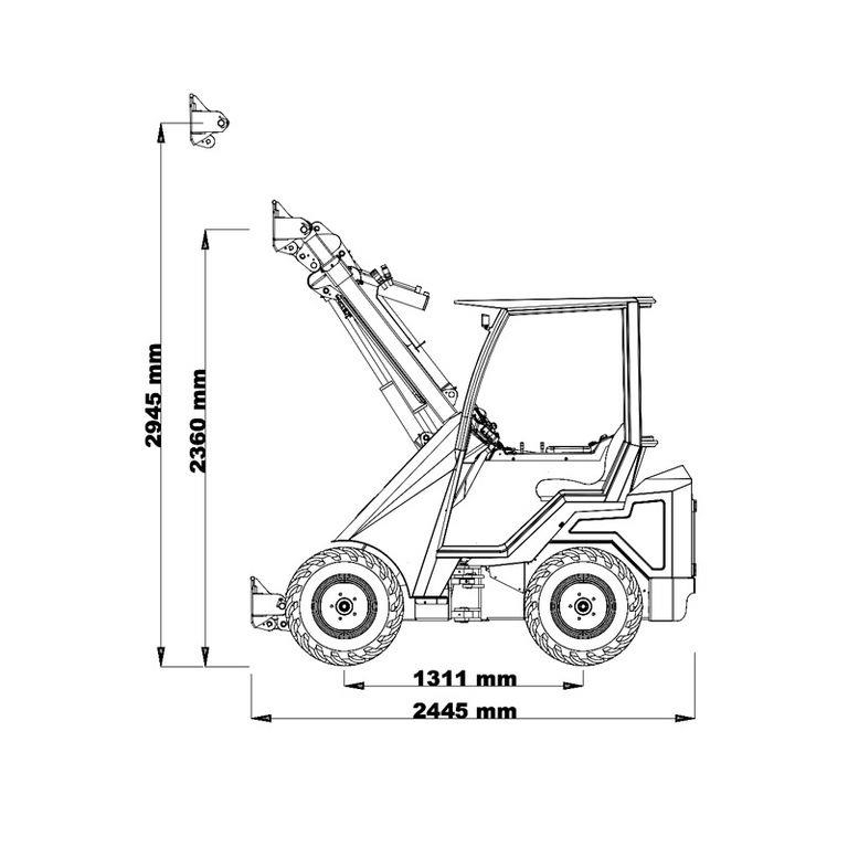 Cast P30 T NEU AKTION mit Österreichpaket Hoflader