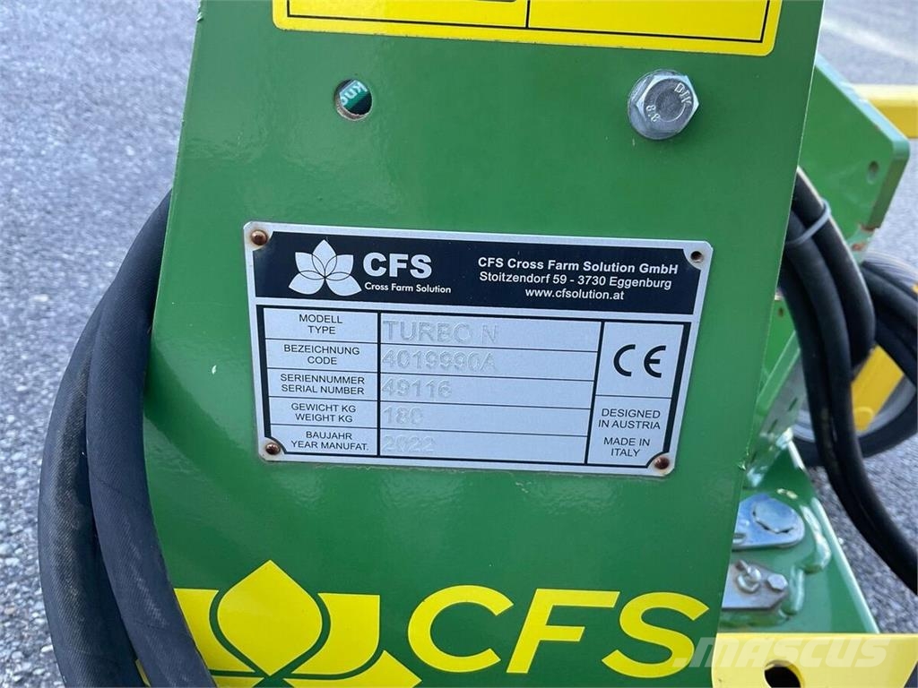  CFS Turbo N Drugi stroji in priključki za setev in sajenje
