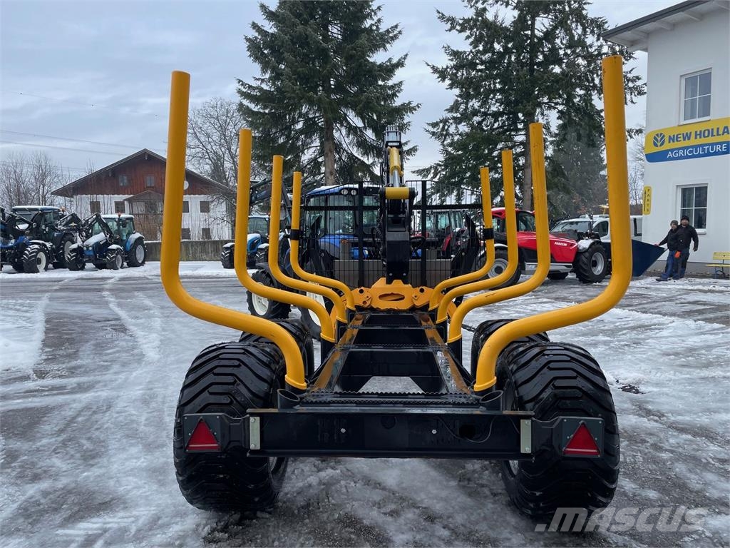 Country 130D Rückewagen mit Kran 850 PRO Reboques florestais