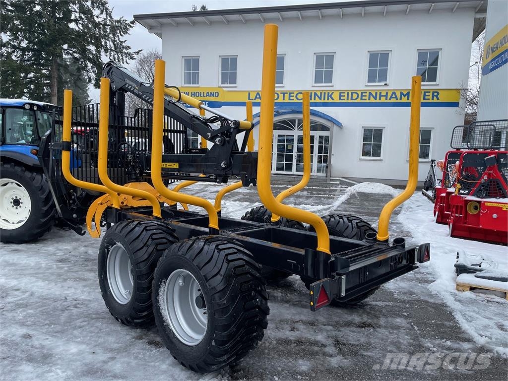Country 130D Rückewagen mit Kran 850 PRO Reboques florestais