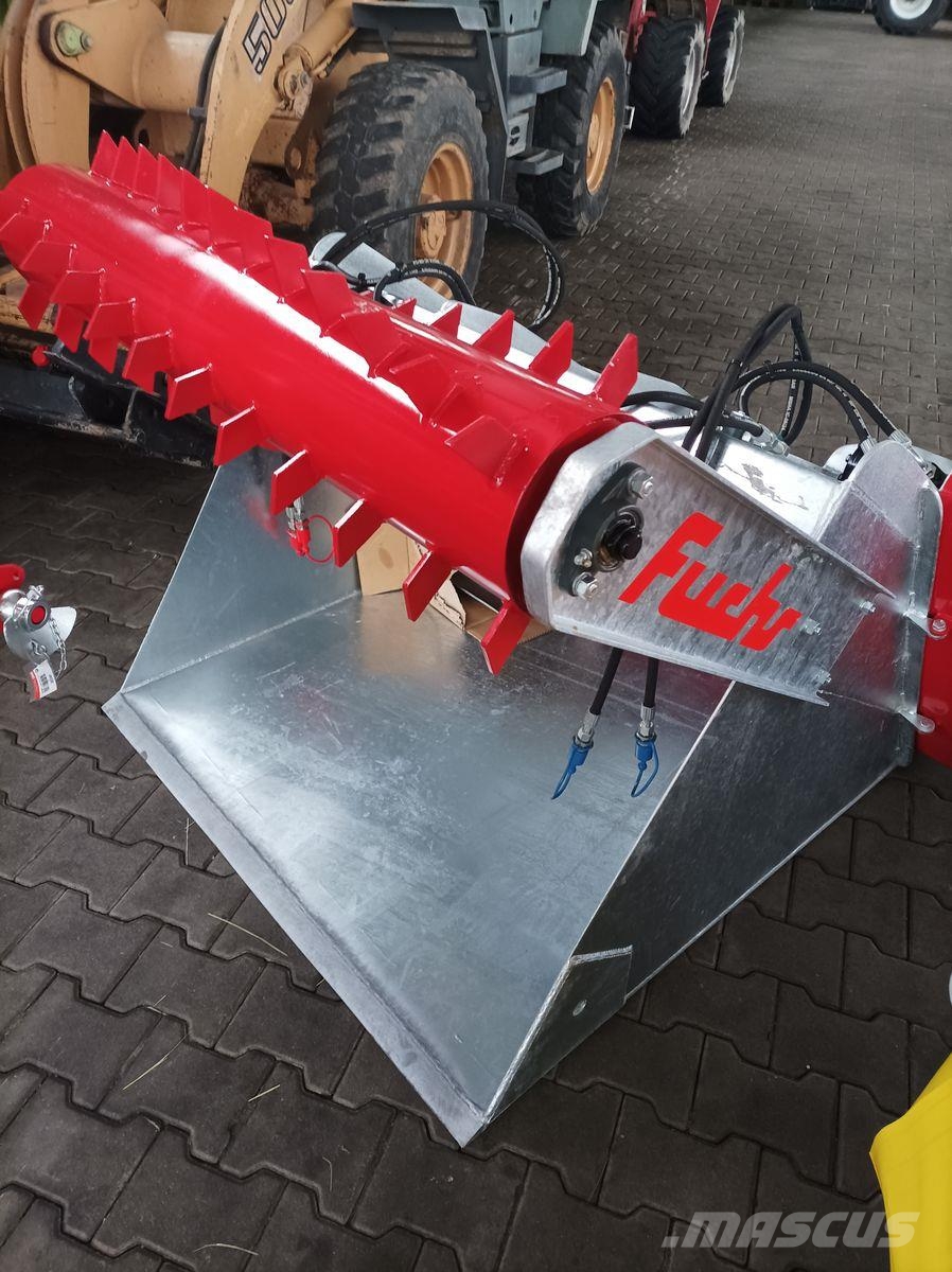  Dominator Fuchs Einfütterschaufel mit Fräse DSC Landbrug - Andet 