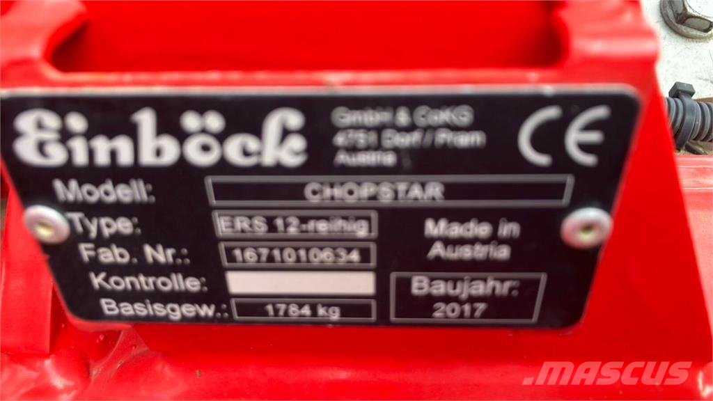 Einböck chopstar Overige zaaimachines