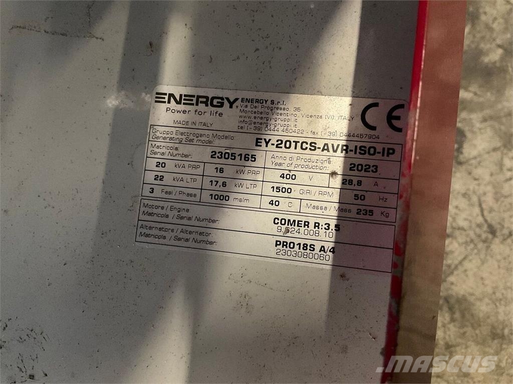  Energy EY-20 TCS ماكينات الطرق والجليد الأخرى