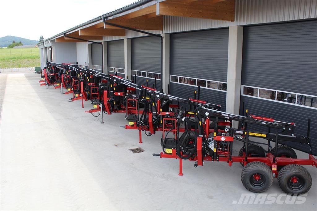 Farmi AKTION-Rückewagen-9 to.-6,30m Kran-NEU Forest trailers