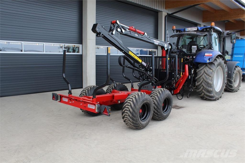 Farmi AKTION-Rückewagen-9 to.-6,30m Kran-NEU Forest trailers