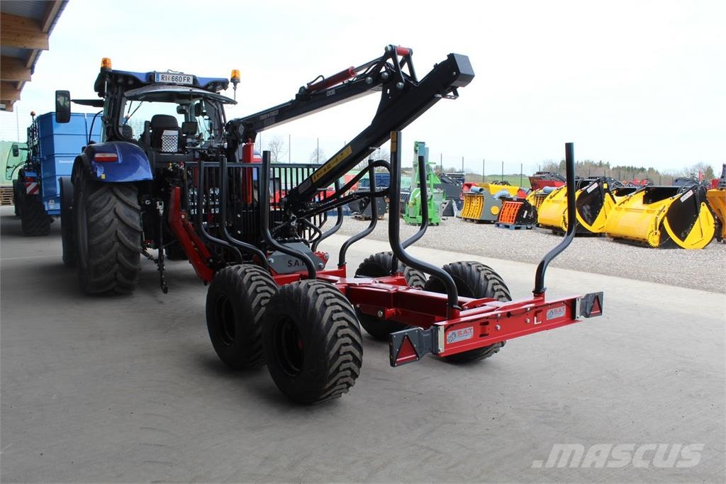 Farmi AKTION-Rückewagen-9 to.-6,30m Kran-NEU Forest trailers