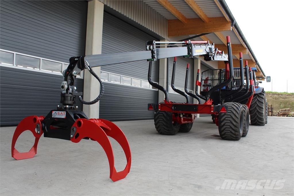Farmi FT 12 mit CR 69 Kran - 8,5m - 14,5 Tonnen Forest trailers