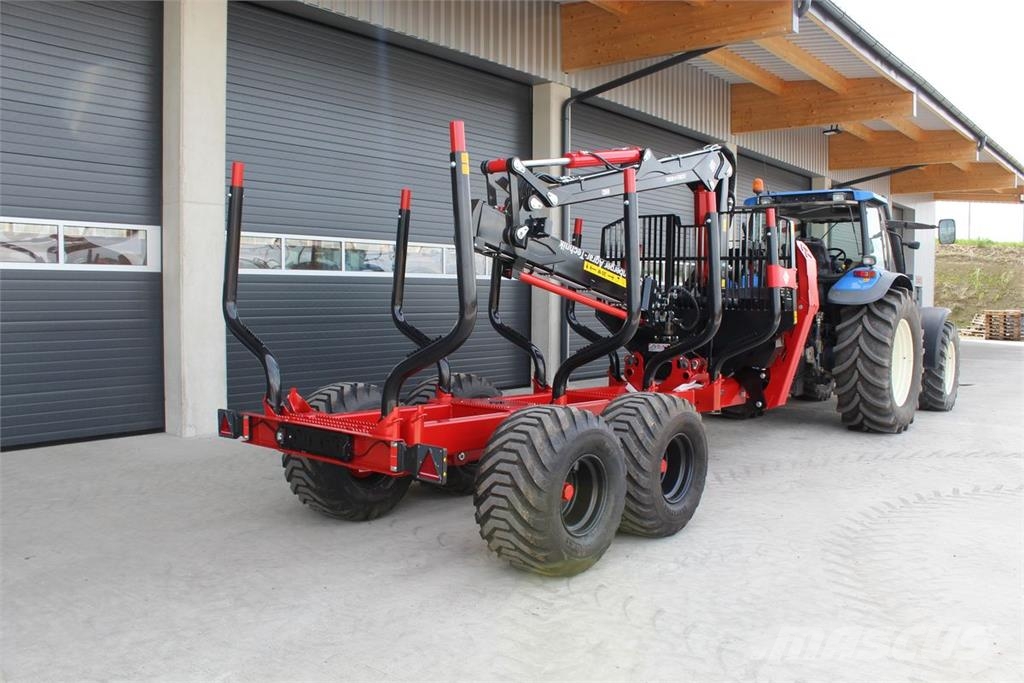 Farmi FT 12 mit CR 69 Kran - 8,5m - 14,5 Tonnen Forest trailers