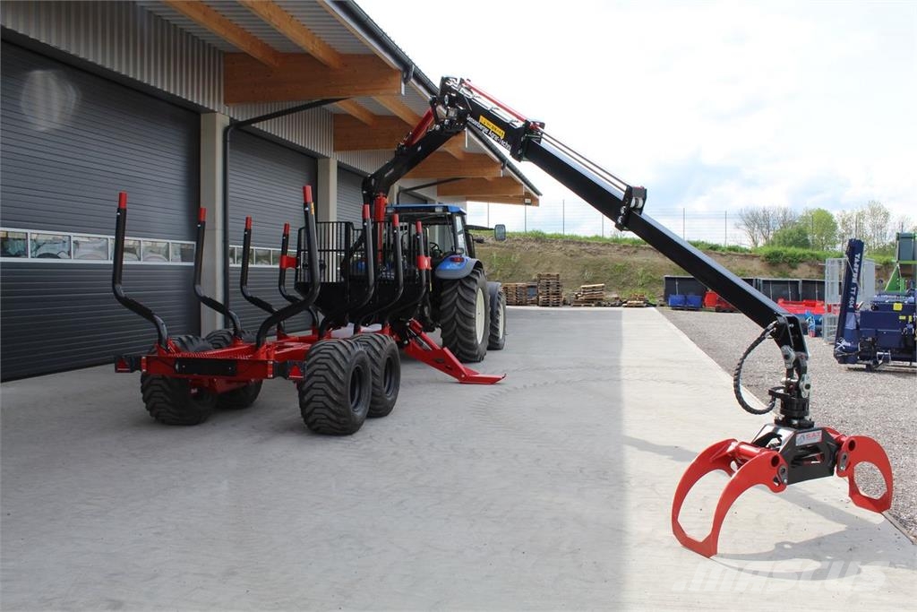 Farmi FT 12 mit CR 69 Kran - 8,5m - 14,5 Tonnen Forest trailers