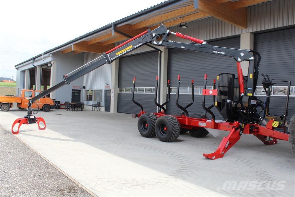Farmi FT 12 mit CR 69 Kran - 8,5m - 14,5 Tonnen Forest trailers