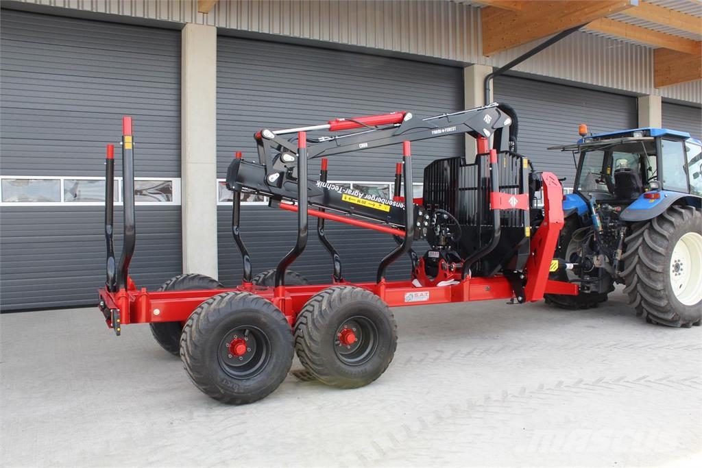 Farmi FT 12 mit CR 69 Kran - 8,5m - 14,5 Tonnen Forest trailers