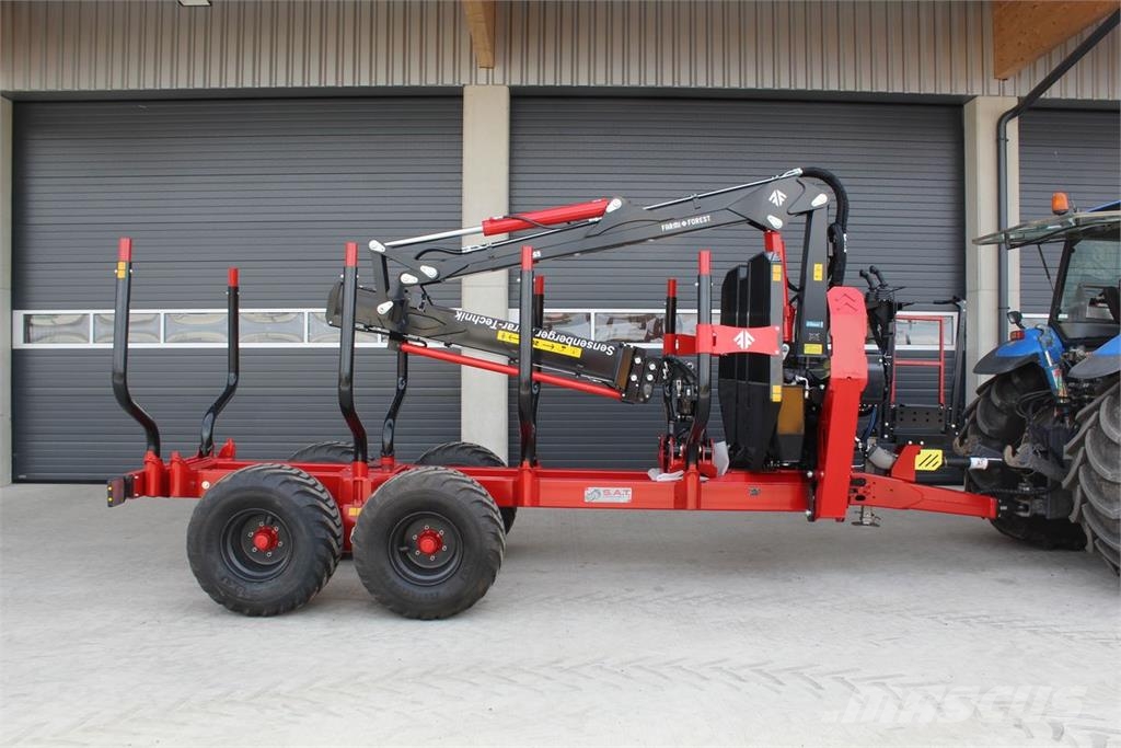 Farmi FT 12 mit CR 69 Kran - 8,5m - 14,5 Tonnen Forest trailers