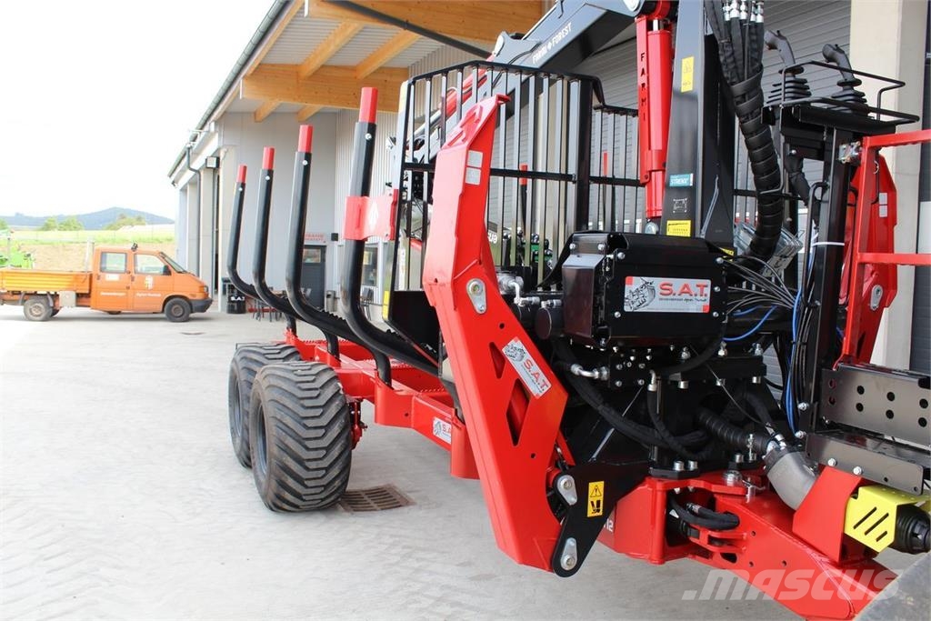 Farmi Neu-Farmi FT 12-CR 69- 8,50m Kran Forest trailers