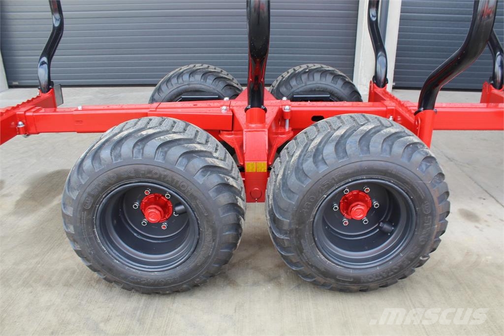 Farmi Rückewagen-12 to.-7,00m Kran Miškovežių priekabos