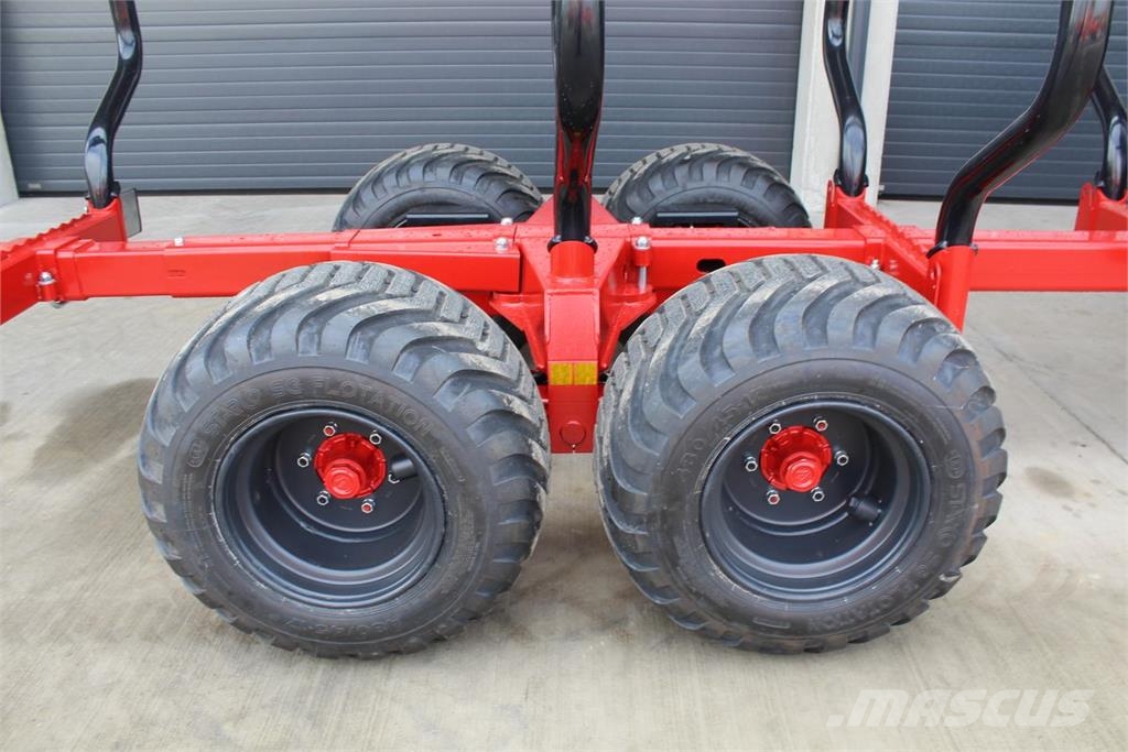 Farmi Rückewagen 12 to.-7,20 m Kran Miškovežių priekabos