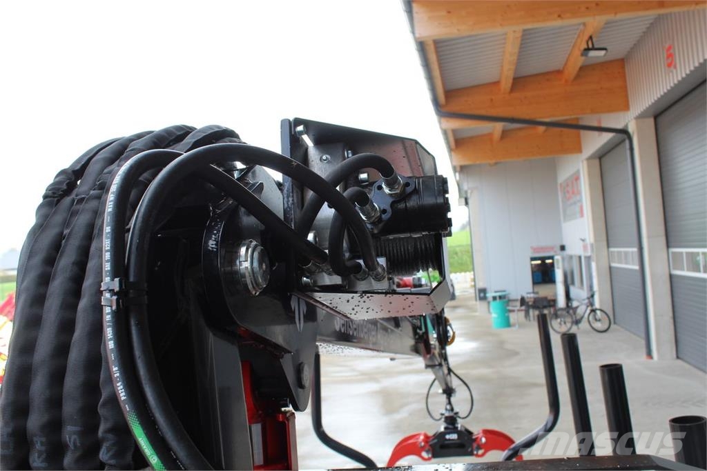 Farmi Rückewagen 12 to.-7,20 m Kran Miškovežių priekabos