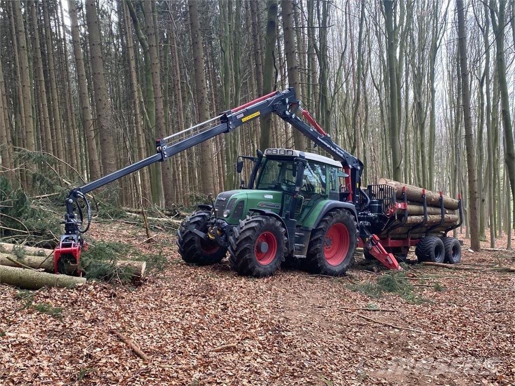 Farmi Rückewagen 14,5 to. 9 m Kran-Radantrieb Forest trailers