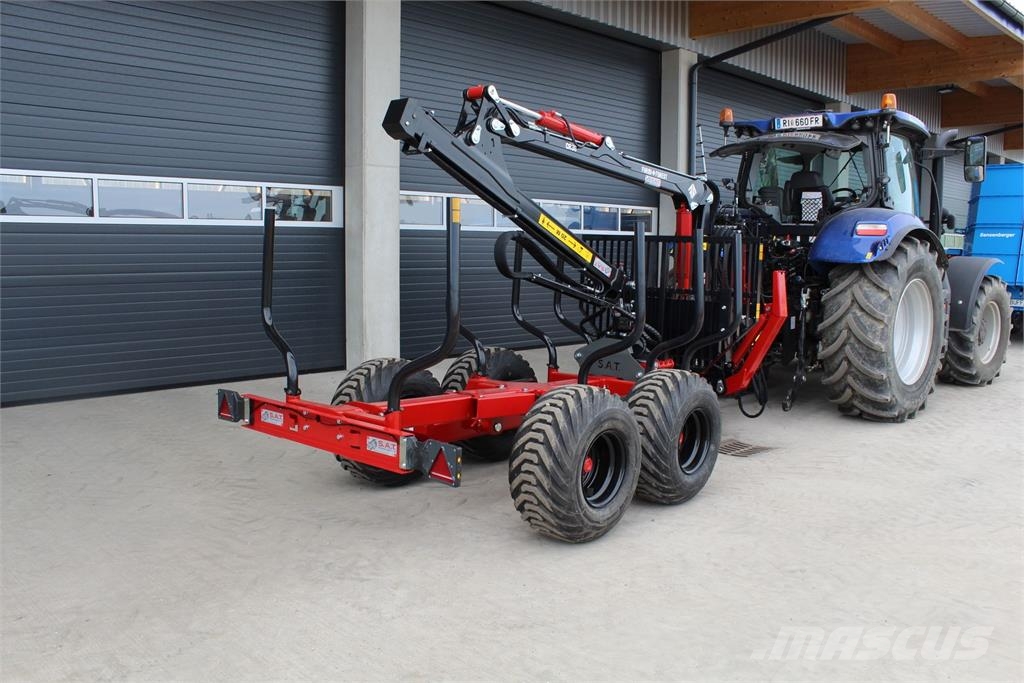 Farmi Rückewagen 9to.6,30m Kran Miškovežių priekabos