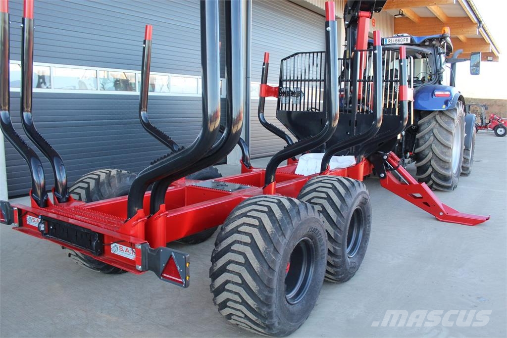 Farmi Rückewagen FT 12 - CR 89 - 9,00m Kran - 14,5t Forest trailers