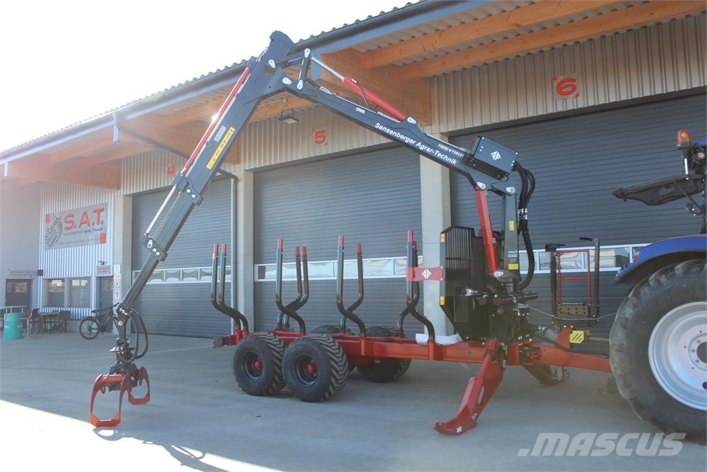 Farmi Rückewagen FT 12 - CR 89 - 9,00m Kran - 14,5t Forest trailers