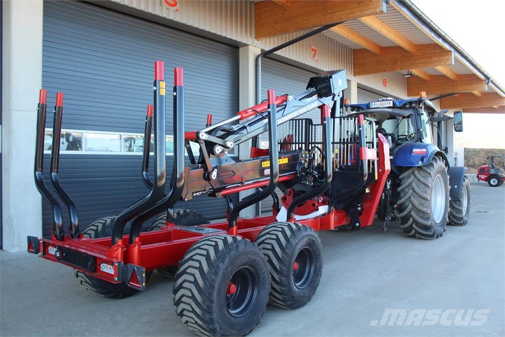 Farmi Rückewagen FT 12 - CR 89 - 9,00m Kran - 14,5t Forest trailers