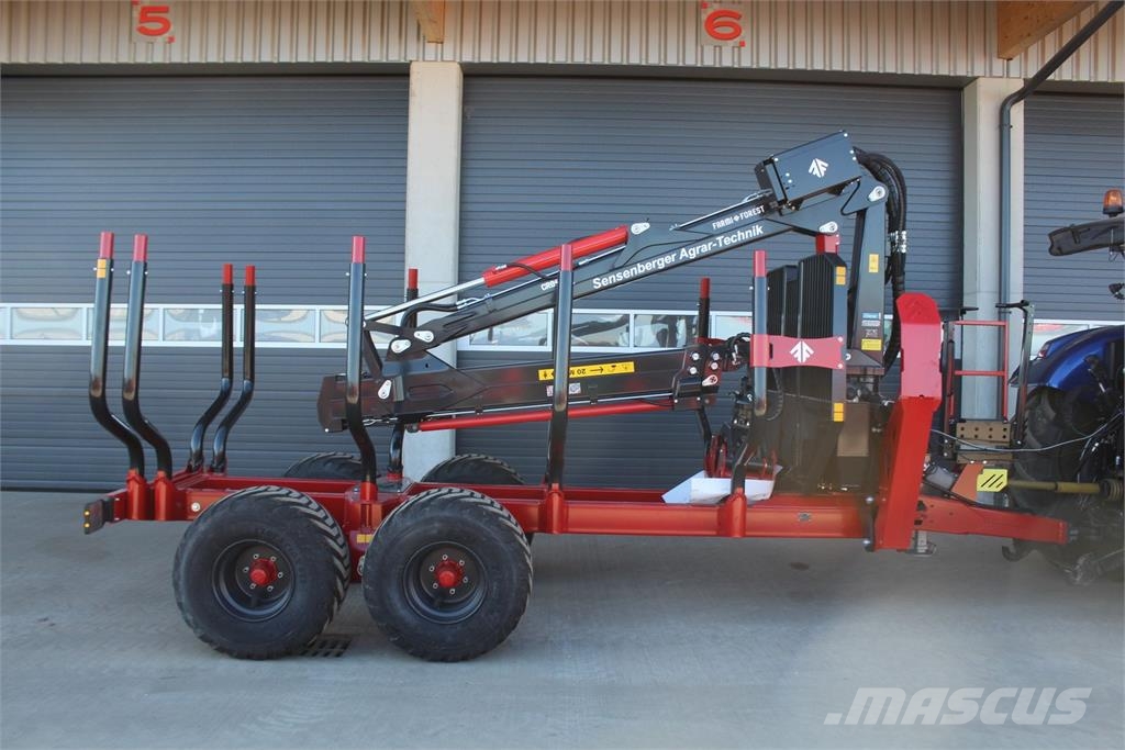 Farmi Rückewagen FT 12 - CR 89 - 9,00m Kran - 14,5t Forest trailers
