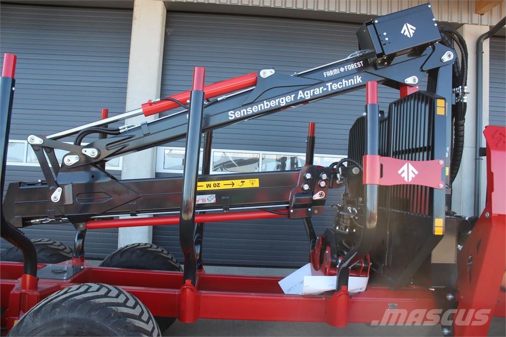 Farmi Rückewagen FT 12 - CR 89 - 9,00m Kran - 14,5t Forest trailers