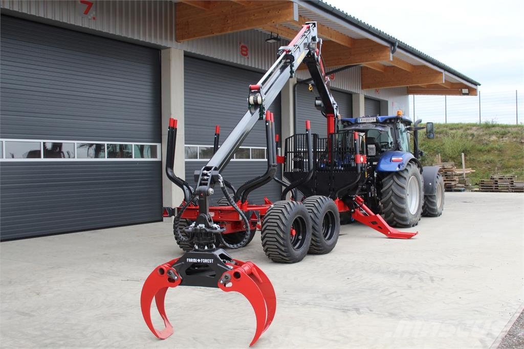 Farmi Rückewagen FT12-CR89-Black Bruin Miškovežių priekabos
