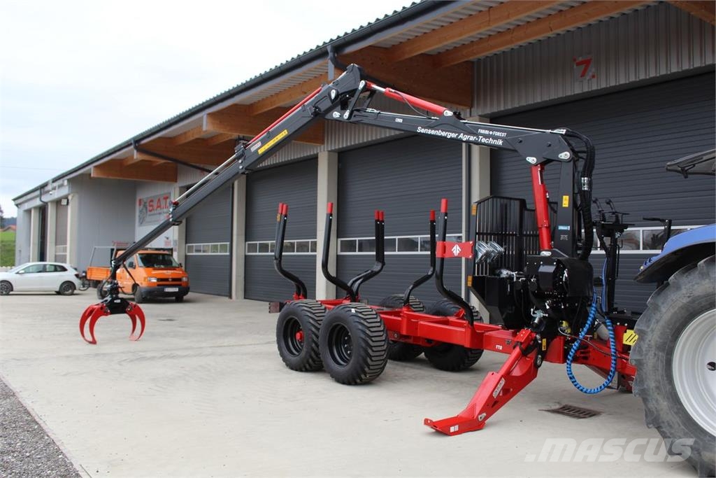 Farmi Rückewagen FT12-CR89-Black Bruin Miškovežių priekabos