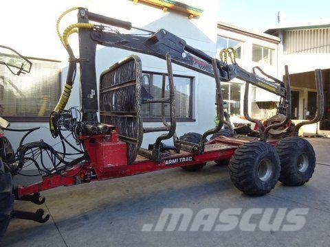 Farmi Trac MPV 12 - 4WD + 5266 Kran Meža piekabes