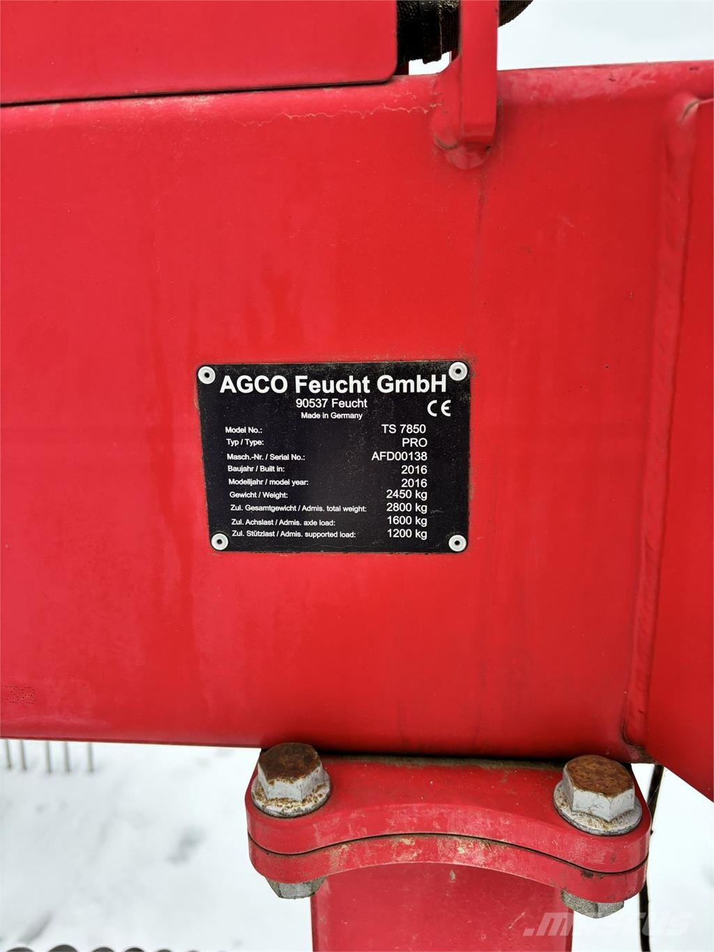 Fella TS 7850 Pro Faucheuse andaineuse automotrice