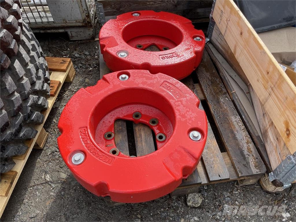Fendt Radgewicht 200kg Hjul, Dæk og Fælge